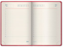 Ежедневник GALANT недатированный, А5, 148х218 мм, "Bastian", 160 л., гладкая кожа, цветной срез, бордо, 1262702