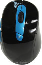 Мышь беспроводная A4TECH Rechargeable 2.4G синий чёрный USB + радиоканал